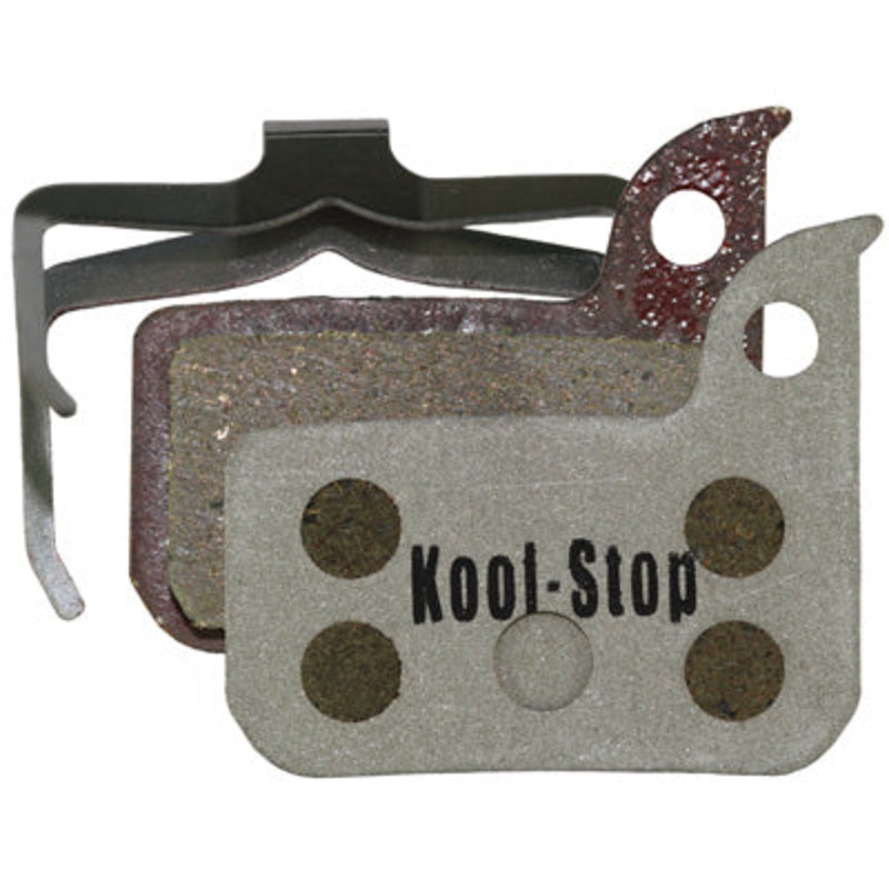 Koolstop Disc Red Road Organic Pad, Alloy Back Sram Compatible Disc Pads  Brakepads NA N/A