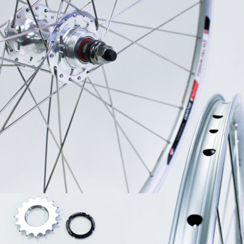 Rr Whl,700X25,Stw Road 32H Bo,Dw Sil,Frmla Sb Trk Hf Fxd 700C Track Wheels 700C House Wheels Wheels  700C Gravel/Cx 700c Gravel/CX N/A