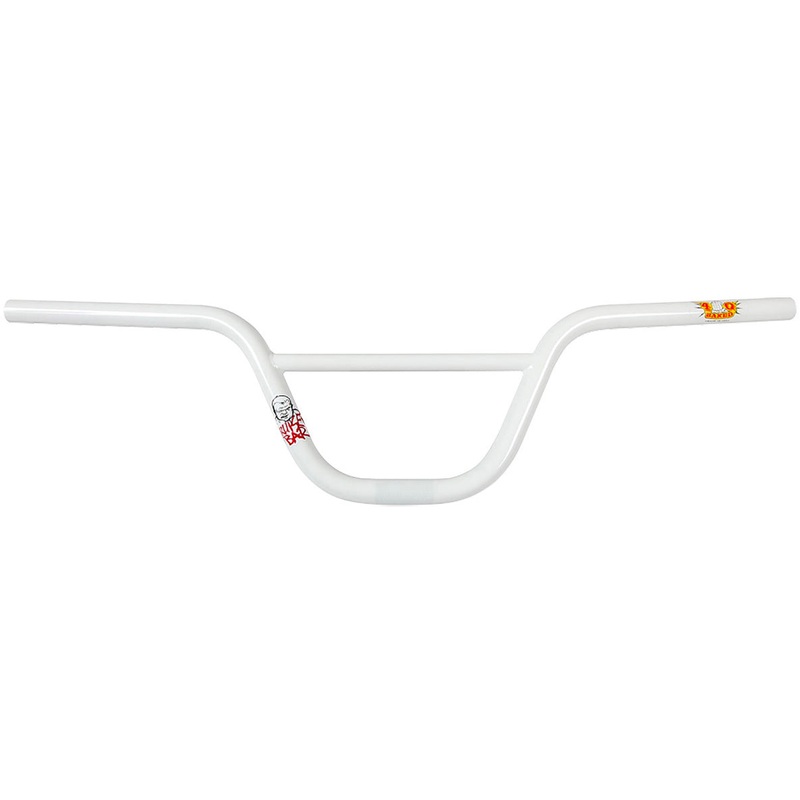 S&M Bruiser Handlebar White 6.5″ Rise