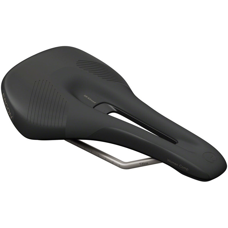 Ergon SR Allroad Comp Saddle – TiNox XP Black Womens Small/Medium