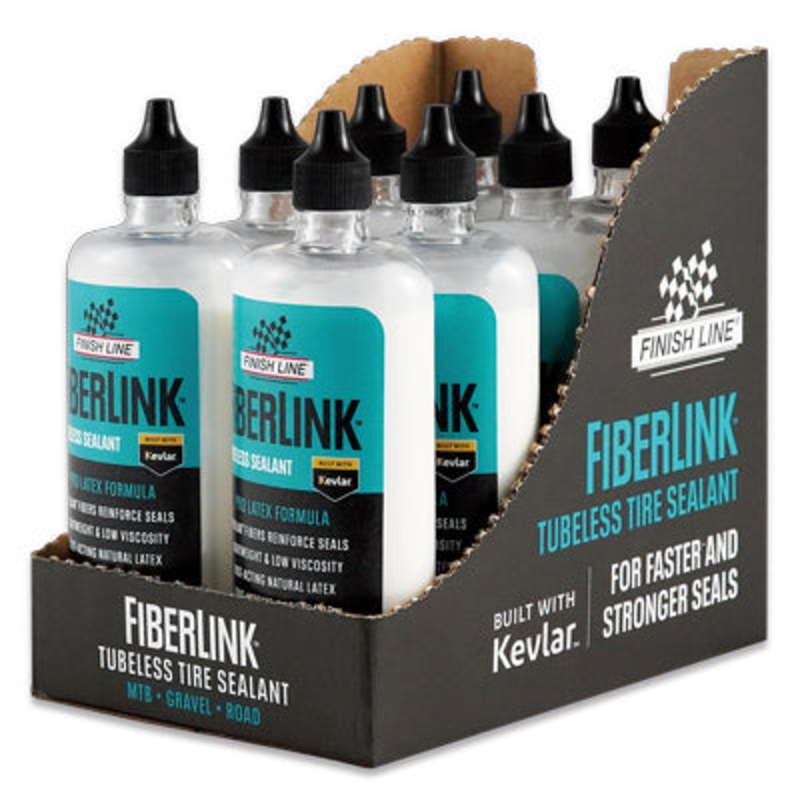 F/Line Tire Sealant Fiberlink Pro Latex 8Oz Btl Fiberlink Tubeless Tire Sealant  Tubetireca 8 oz. N/A