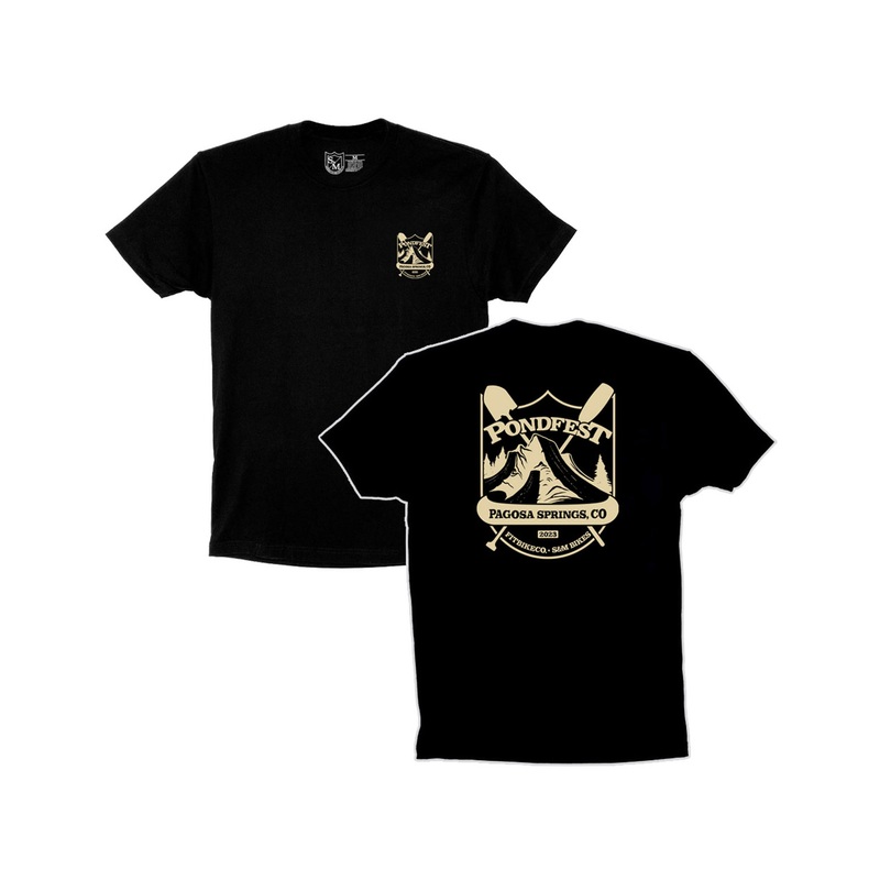 Pondfest Shield Tee Black Small