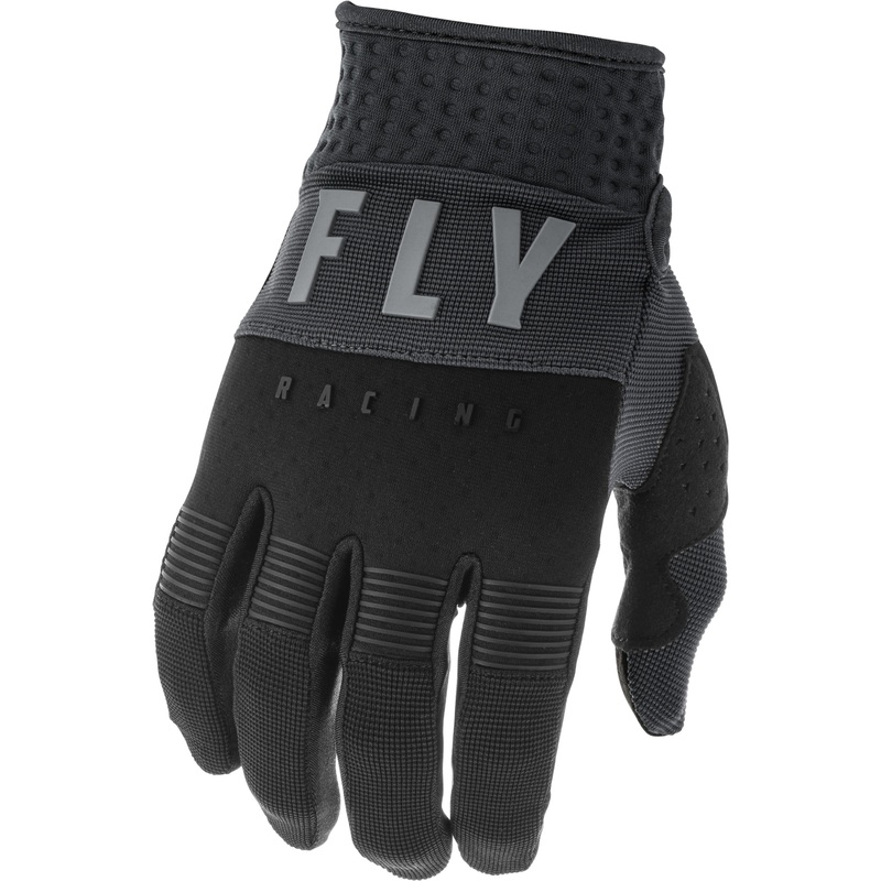 FLY RACING F-16 Gloves Black/Grey Sz 08