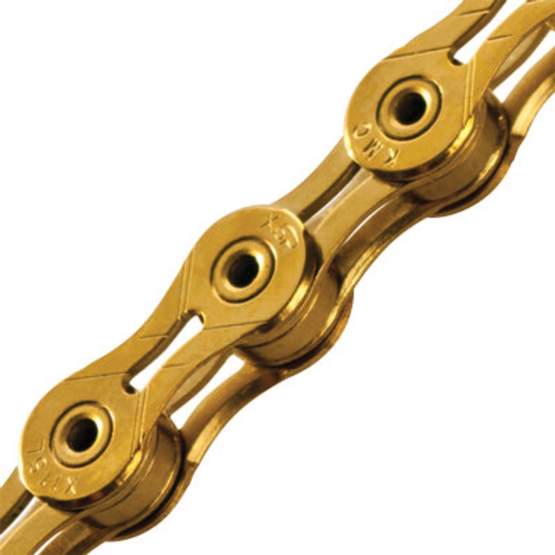 kmc chain x11sl 11s 118l gold works w all drivetrains now x11sl kmc chains 1/2” x 11/128” Ti-Nitride