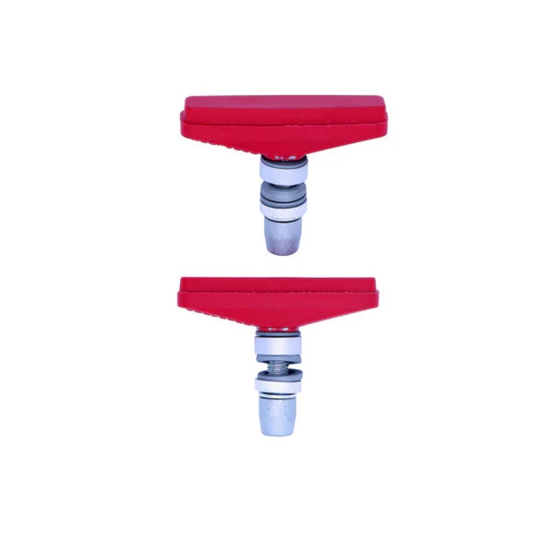 Kool Stop City Threaded Brake Pads – Tuff Pads – Red – USA Made