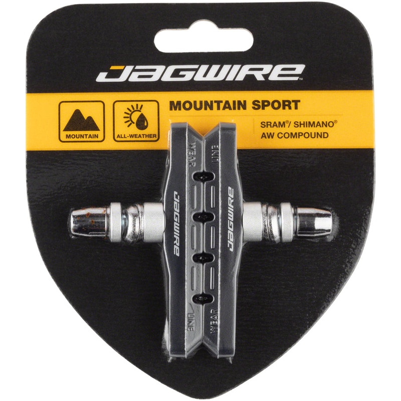 Mountain Sport Brake Pads Threaded Post Black
