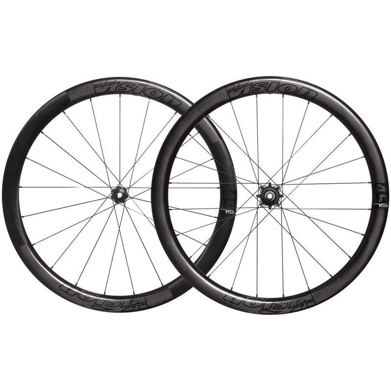 Vision Metron 45 SL TL Disc Wheelset – 700, 12x100mm/12x142mm, Center-Lock, XDR, Black