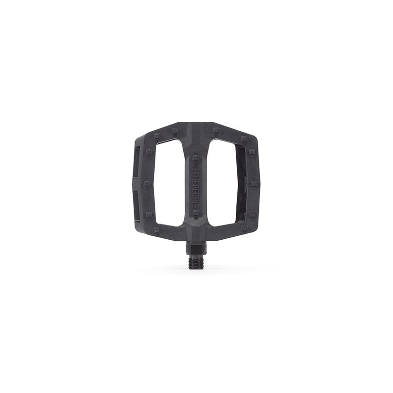 We The People Logic Platform Pedals Body: Nylon Spindle: Cr-Mo 9/16” Black Pair
