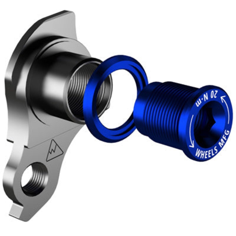 Wmfg Derailleur Hanger,Blue #404-6 Replacement Derailleur Hangers  Derailleur NA Blue