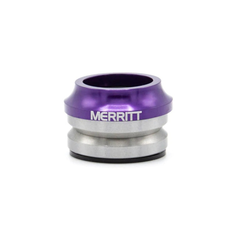 Merritt Low Top 1-1/8″ Integrated BMX Headset – Purple