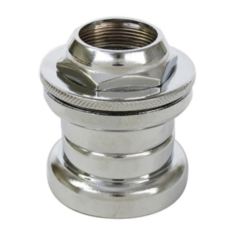 1″ Threaded BMX Headset w/ 27.0mm race – Chrome