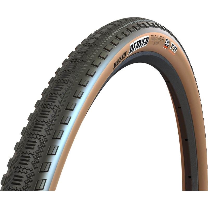 Maxxis Reaver 700c 120 TPI Folding Dual Compound EXO Tubeless Tanwall Tyre 700c x 40 Tanwall