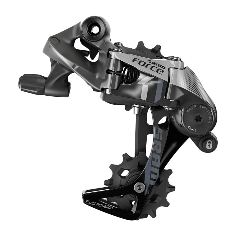 SRAM Force 1 Rear Derailleur – 11 Speed Long Cage Gray
