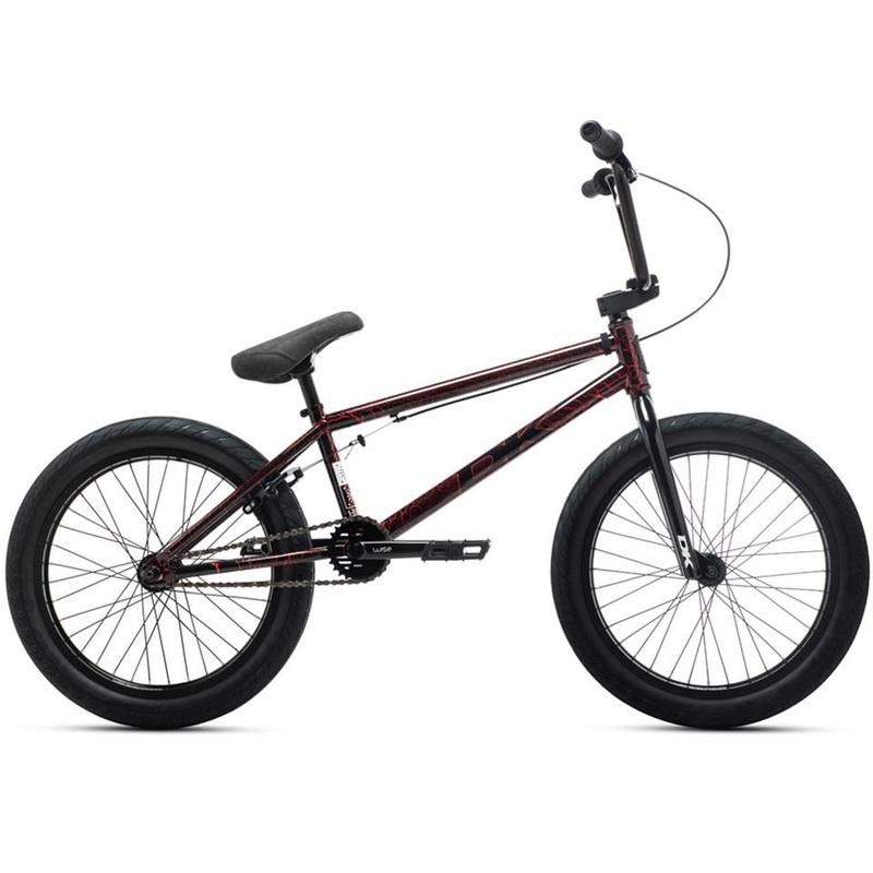 DK Helio BMX Bike Black Crackle