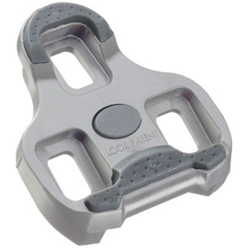 New! Look Keo Grip Anti-Slip 4.5 Degree Float Gray Road Pedal Cleats Set