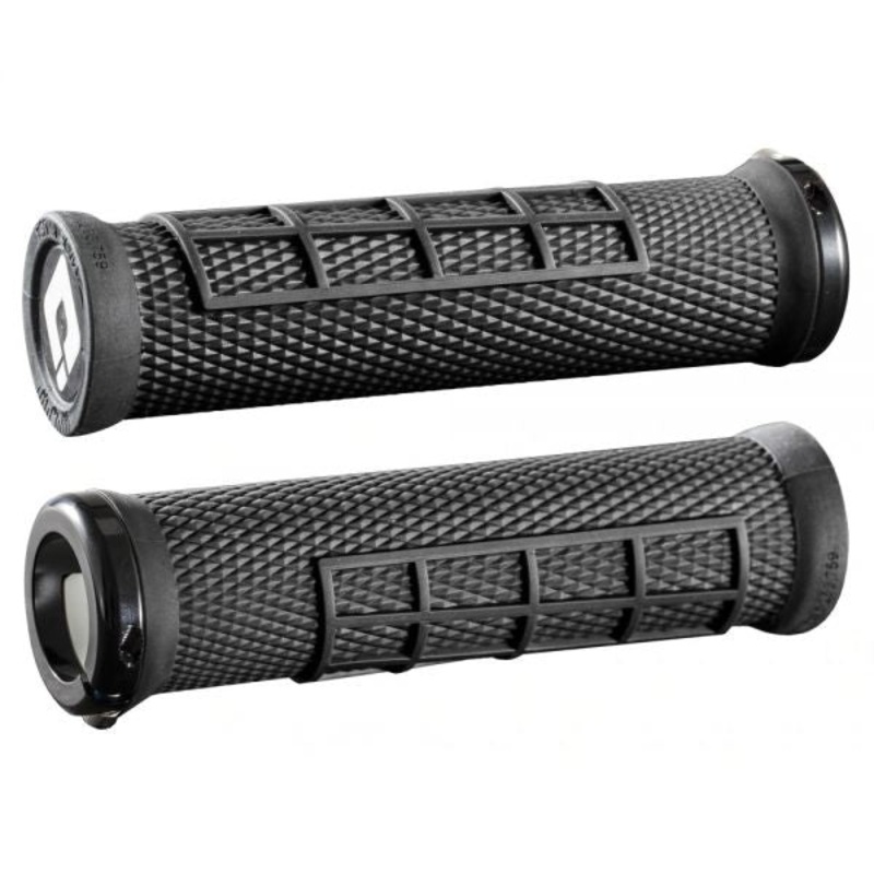 ODI Elite Flow V2.1 Flangeless Lock-On Grips Black – Lock Black