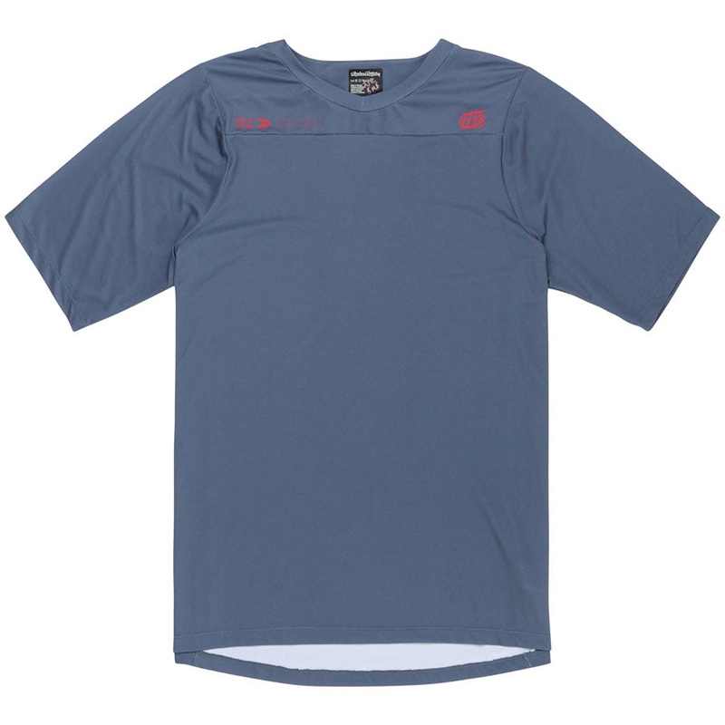 Troy Lee Designs Skyline Short Sleeve Jersey  Mono Steel Blue X-Large