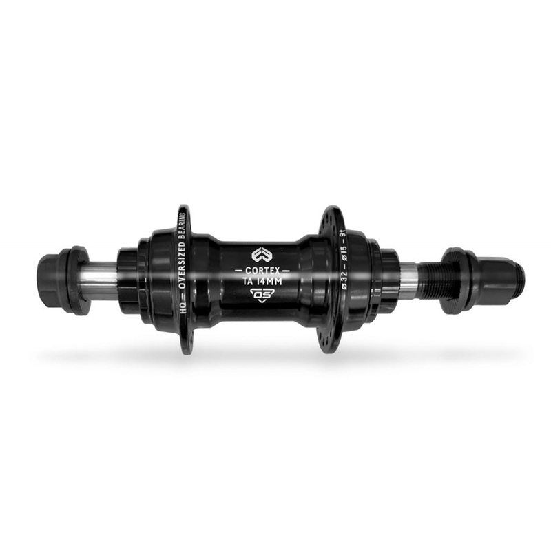 Eclat Cortex TA Front Hub (Thru-Axle) Black 36 Hole