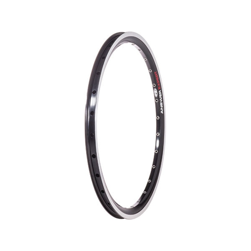 Answer Alumilite Expert Rim-Rear-28H-20×1.50″ Black