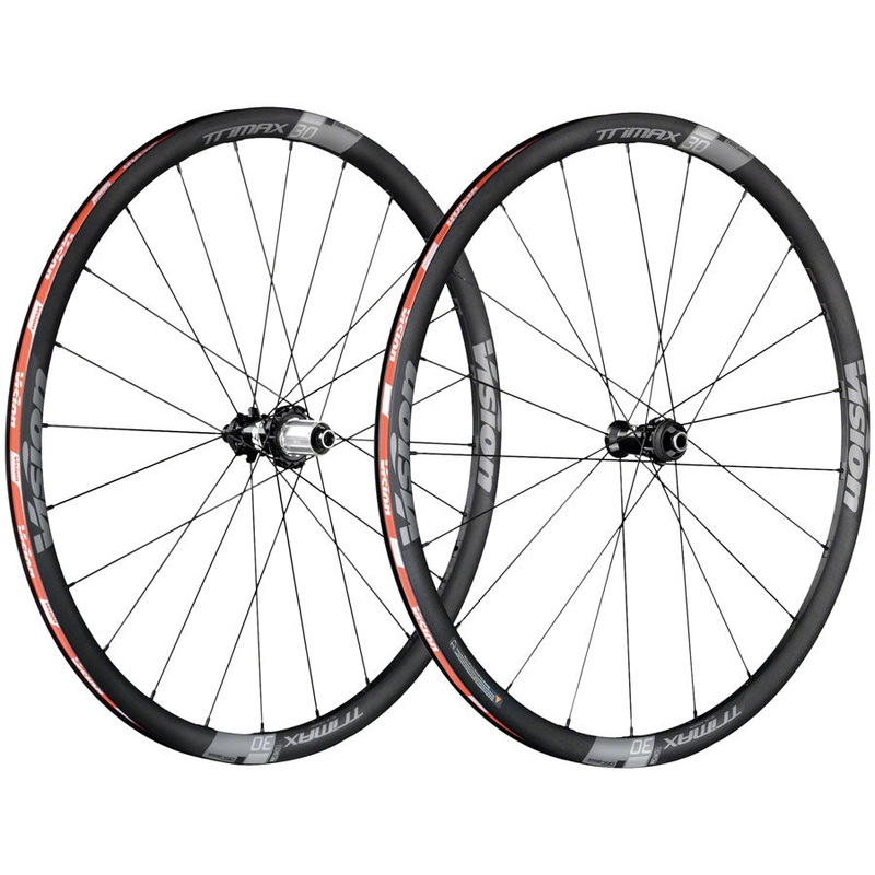 Vision TriMax 30 Wheelset – 700c, 12 x 100/142mm, CenterLock, HG 11, Black
