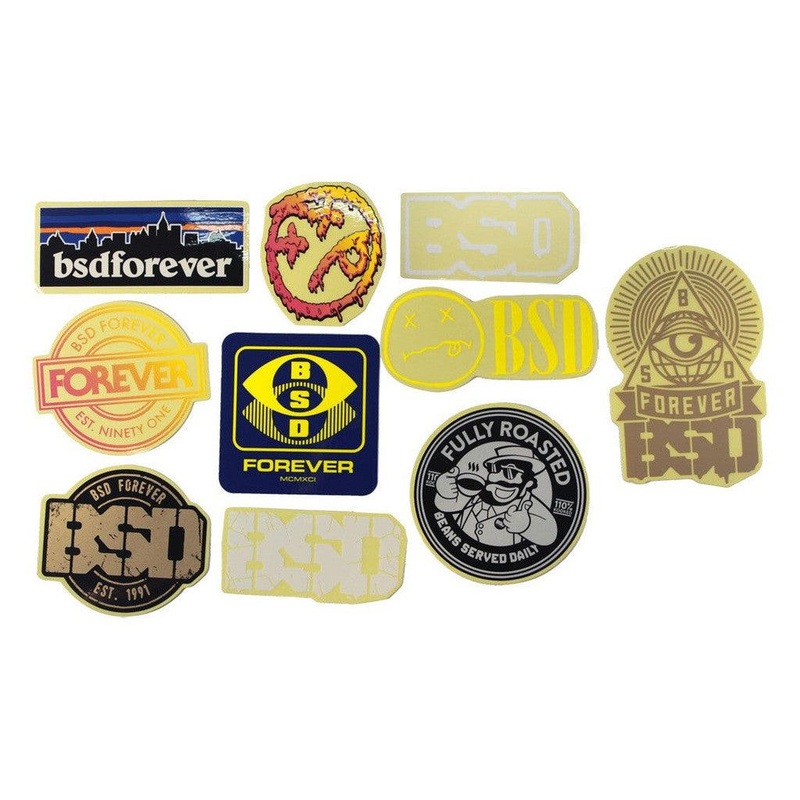 BSD Mixed Sticker Pack (2020) Multicolour