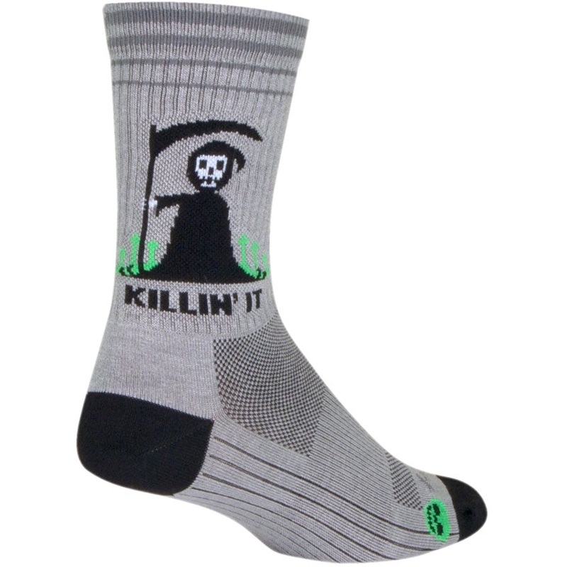 SockGuy Killin It Crew Sock – 6″ Large/X-Large