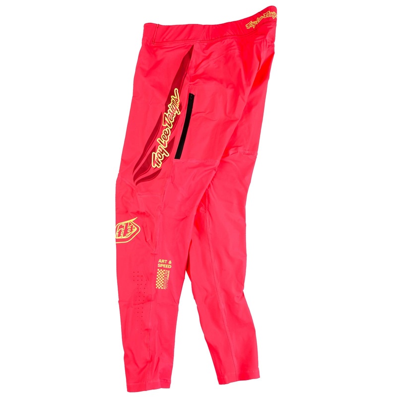 Troy Lee Designs Sprint Ultra Limited Edition BMX Race Pants-Ghostwing/Infra Red Adult 30