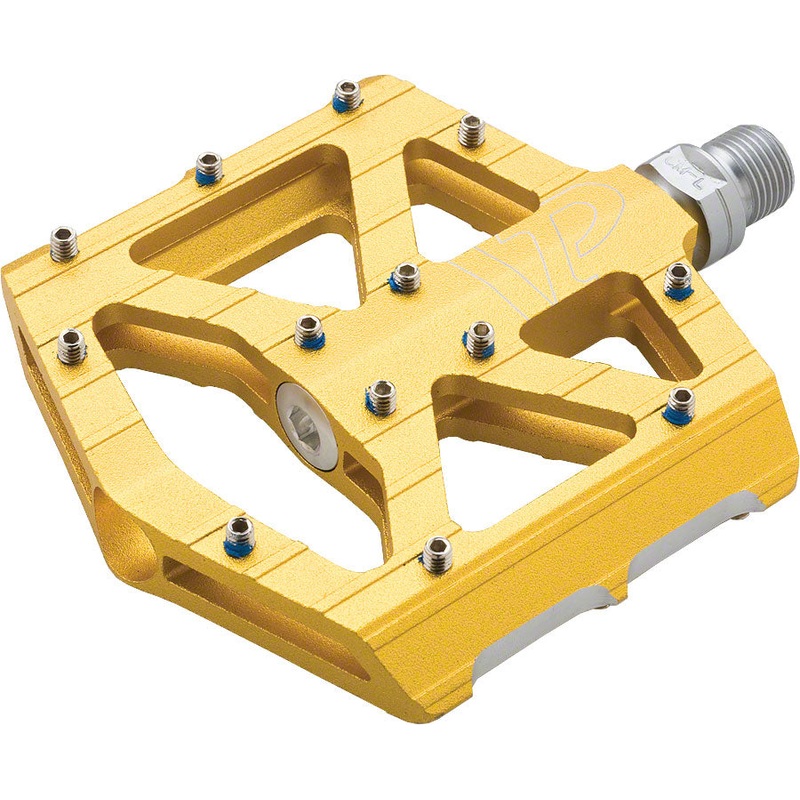 VP Components All Purpose Pedals – Platform Aluminum 9/16″ Gold