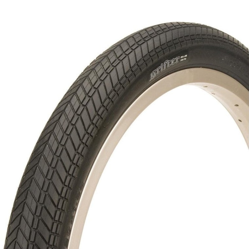 20×1.85 Maxxis Grifter Folding BMX tire – 110psi – Black