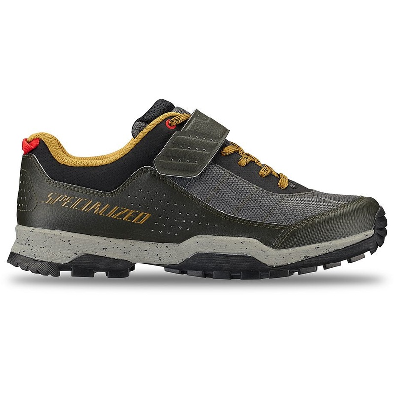 Specialized rime 1.0 shoe dark moss green/harvest gold 48