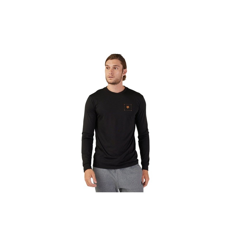 Fox Racing Boxed Future Long Sleeve Tech Tee Black Small