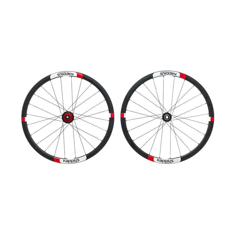 Kappius Components Carbon Tubular 700c Wheelset
