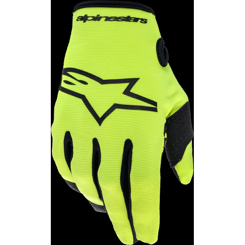 ALPINESTARS Youth & Kids Radar Gloves Fluorescent Yellow/Black Youth Medium