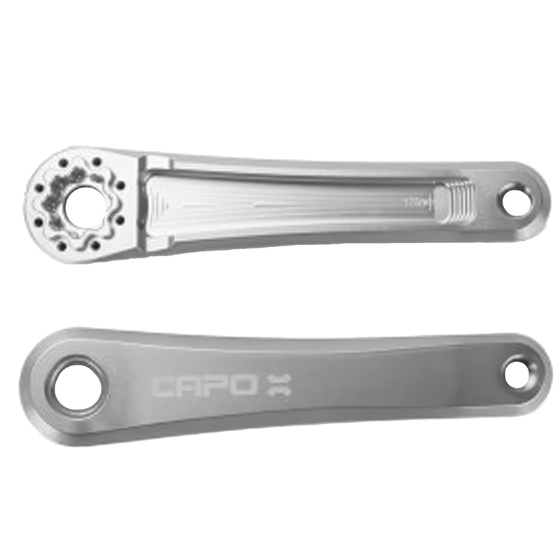Leonardi Capo 8-Bolt Crank Arms 172.5mm – Sil (Spindle Separate