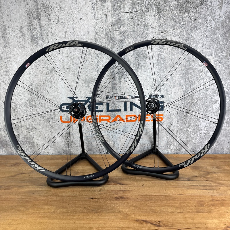 Rolf Prima Hyalite Alloy Tubeless Disc Brake Wheelset 700c 1611g + QR Conversion