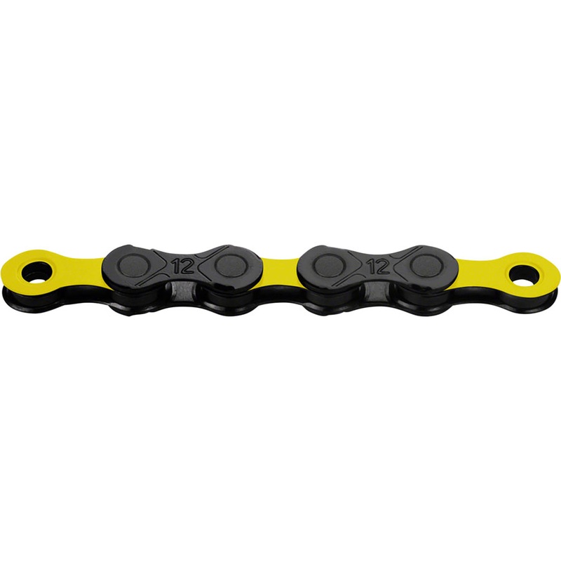 KMC DLC 12 Chain – 12-Speed 126 Links Black/Yellow