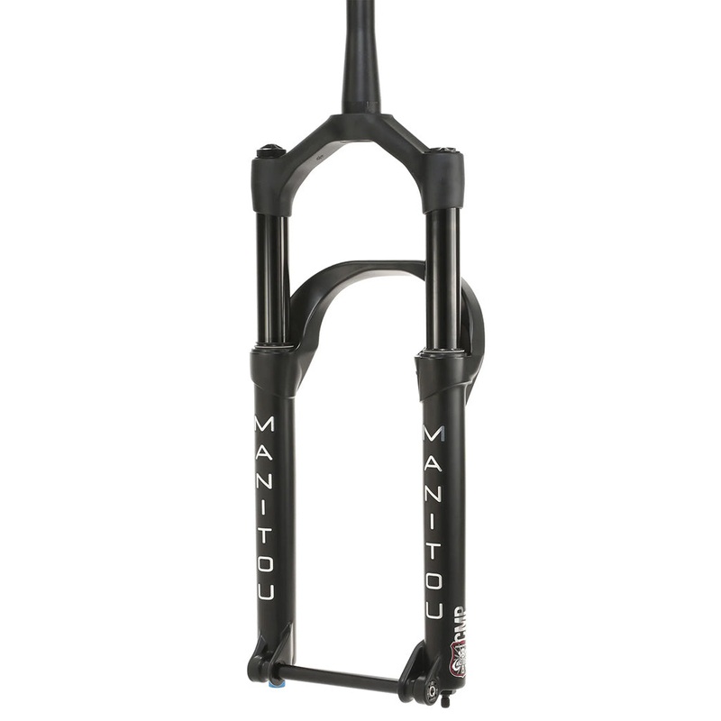 Manitou Mastodon Comp Suspension Fork – 26″ 100 mm 15 x 150 mm 44 mm Offset Matte BLK Standard Gen 3