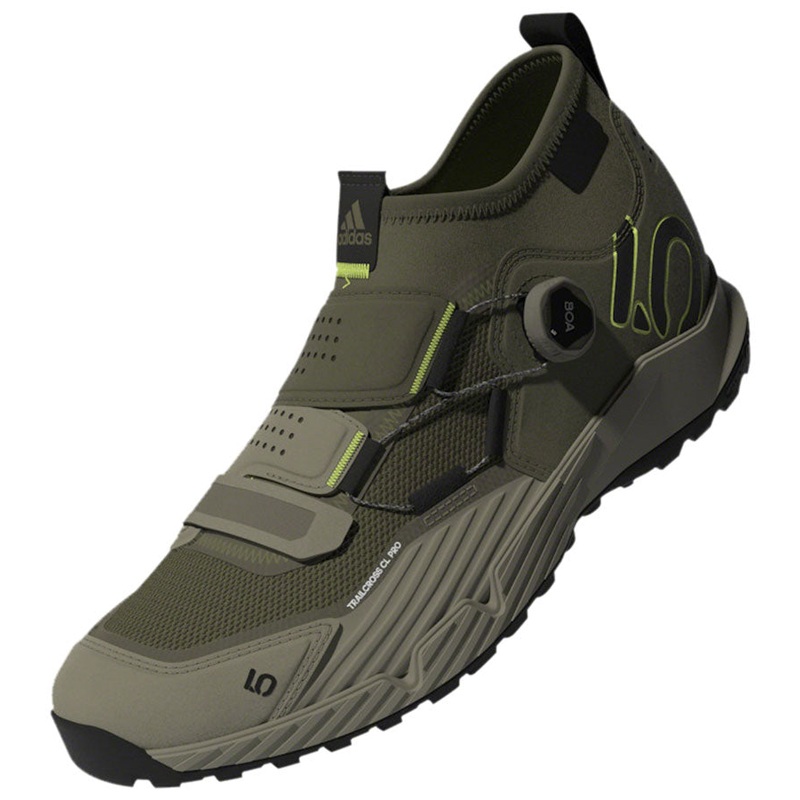 Five Ten Trailcross Pro Mountain Clipless Shoes – Mens Green/Black/Green 6
