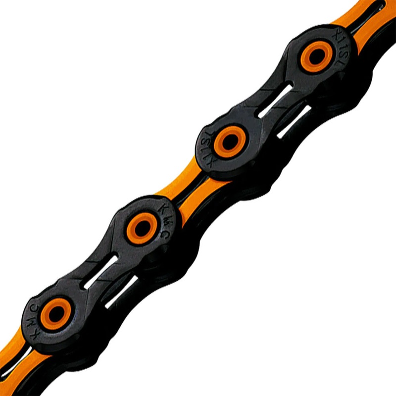 KMC X11SL DLC CHAIN BLACK/ORANGE