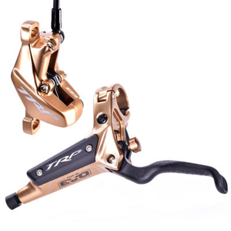 Trp Dhr-Evo Disc,4 Pis,Lh,Gold 1900Mm Hose,2.3Mm Rotor Only Dhr-Evo Brake  Brakes NA Gold