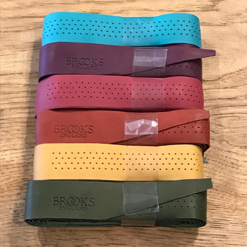 Brooks Leather Bar Tape Mustard