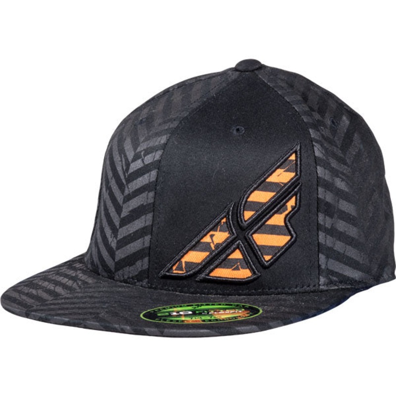 Fly Racing Herringbone Hat-Black/Black Small/Medium
