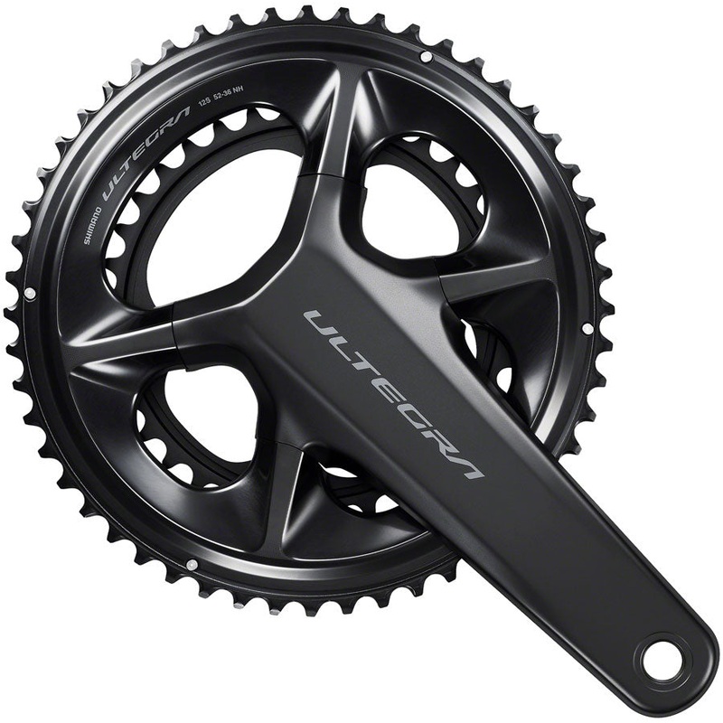 Shimano Ultegra FC-R8100 Crankset – 165mm 12-Speed 52/36t Hollowtech II Spindle Interface BLK