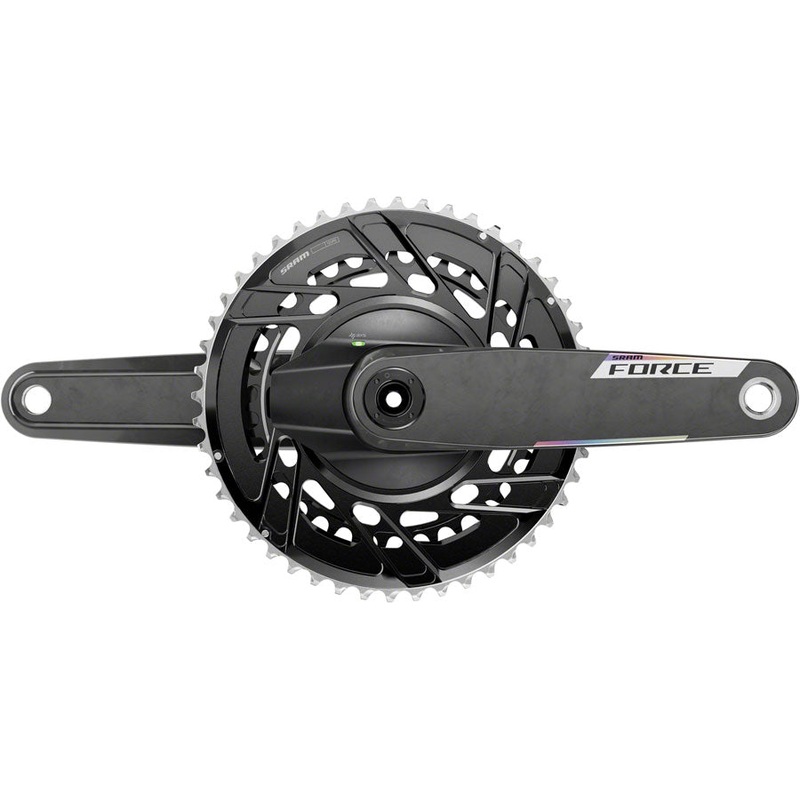Force AXS Power Meter Crankset – 175mm 12-Speed 50/37t Thread Mount 8-Bolt PM Spider DUB Spindle Carbon E1