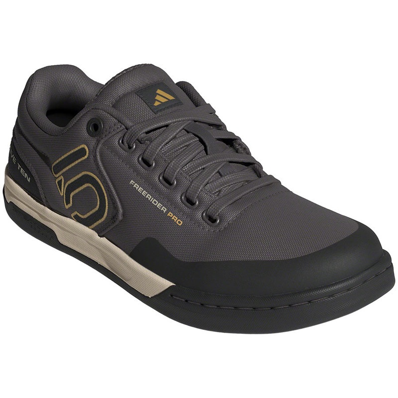 Five Ten Freerider Pro Canvas Flat Shoes – Mens Charcoal/Carbon/Oat 7