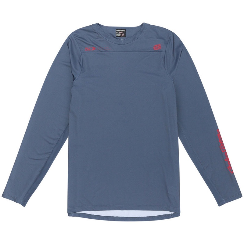 Troy Lee Designs Skyline Long Sleeve Jersey  Mono Steel Blue Large
