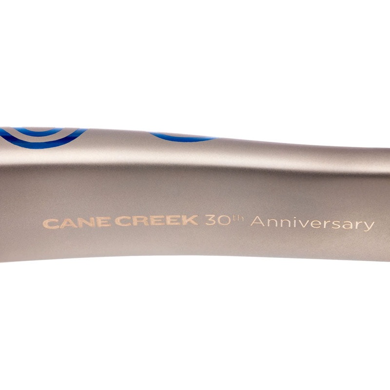 Cane Creek eeWings 30th Anniversary Mountain Titanium Crankset – 170mm, 8-Bolt Direct Mount, 30mm Spindle, Brushed Titanium