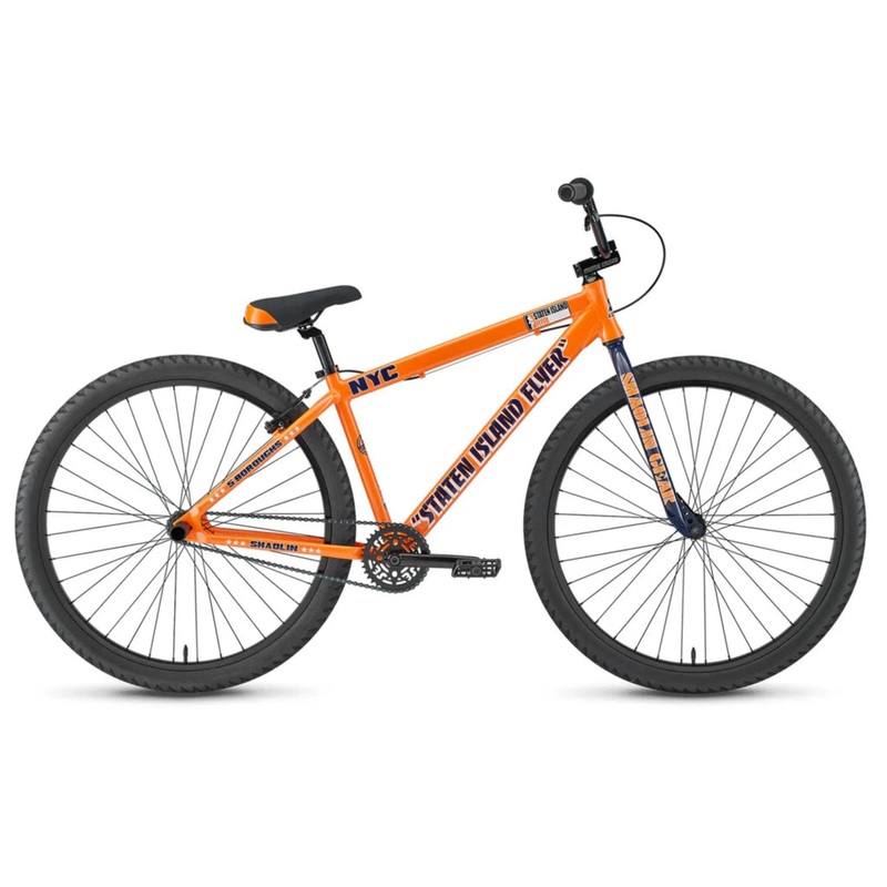SE Bikes Staten Island Flyer 29″ BMX Freestyle Bike-Kung Fu Orange