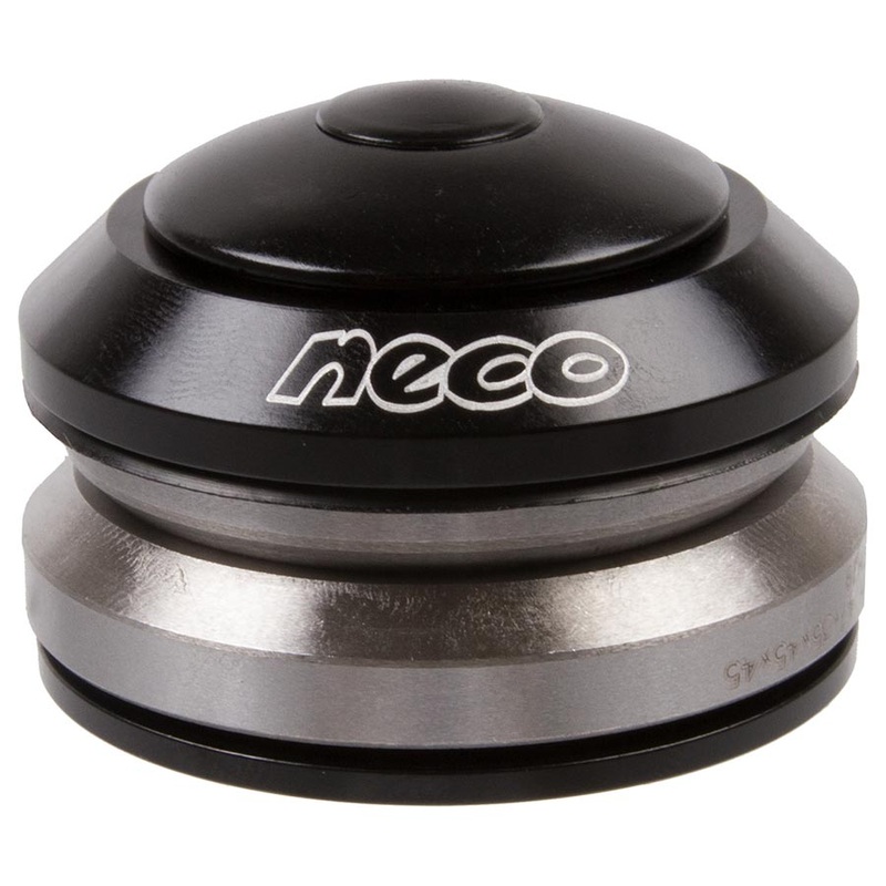 Neco Neco 1 1/8″ – 1 1/4″ Ahead Headset : IS42/28.6 | IS47/33 Integrated Complete Black