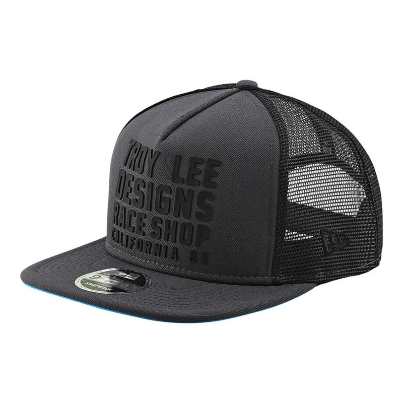 Troy Lee Designs RC Cali Snapback Hat-Graphite Blue Adult